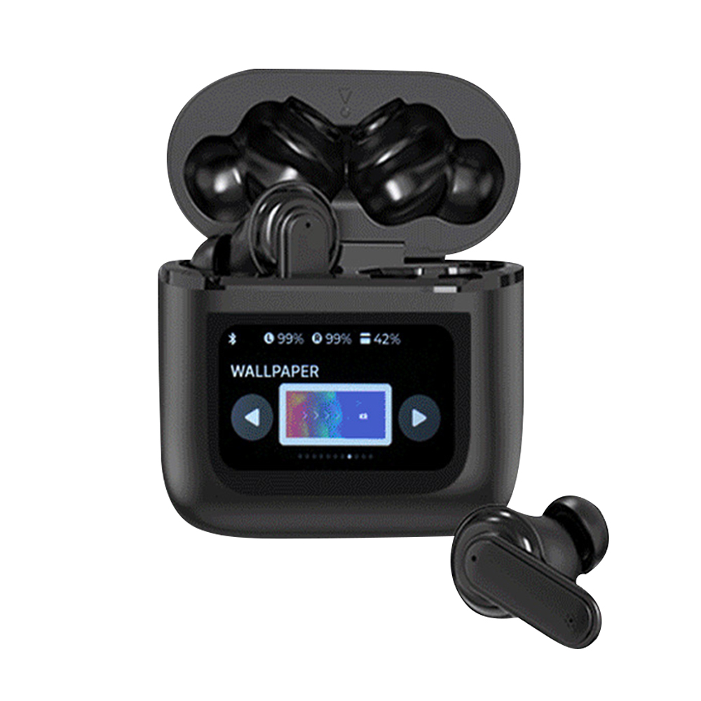 2024 HOT selling LED digital display Earphones TWS portable and comfortable in ear earphones true wireless BT sports headphone