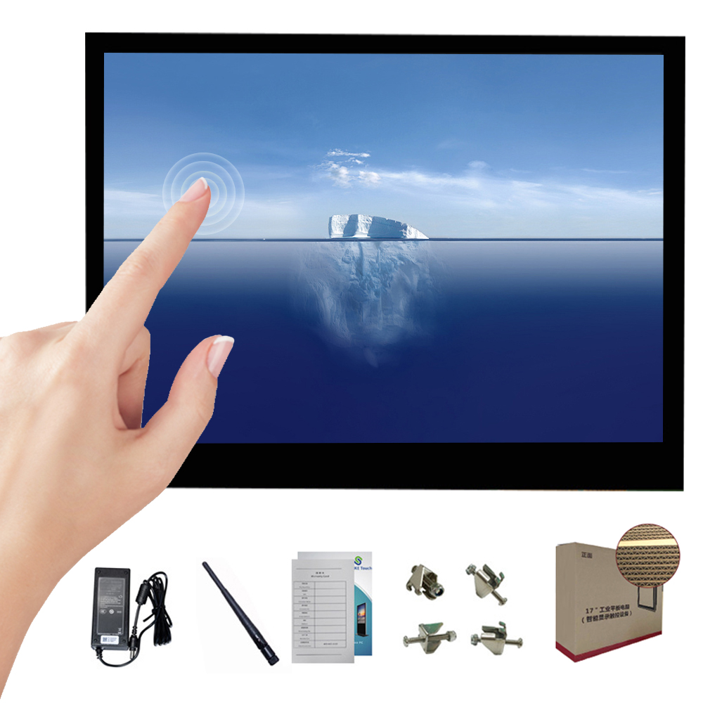 Wall mounted Advertising touch screen monitor 5ms response 99.5% accuracy adapt to multiple industries office  all-in-one for android