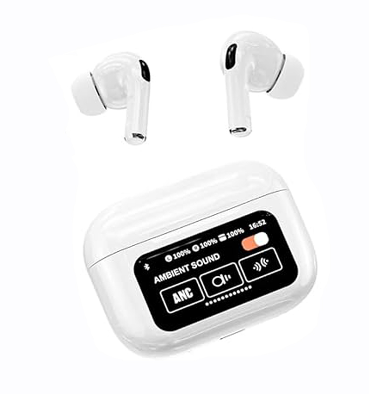 Custom LOGO Factory Wholesale Noise-cancelling True Wireless Bluetooth earbuds  HIFI  LED digital display Gaming Headset