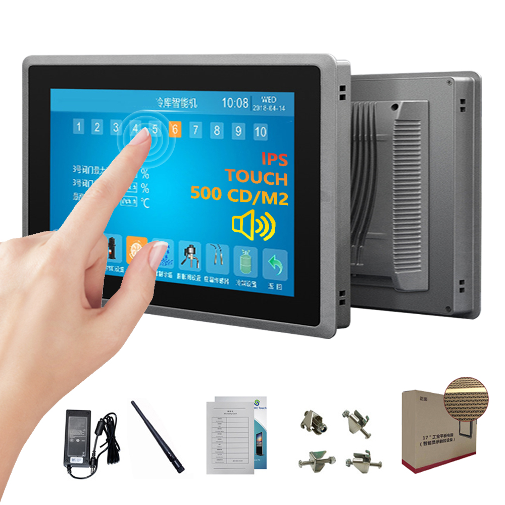 Factory wholesale Embedded industrial control all in one Touch Screen display advertising Gaming Industrial Touch Monitor