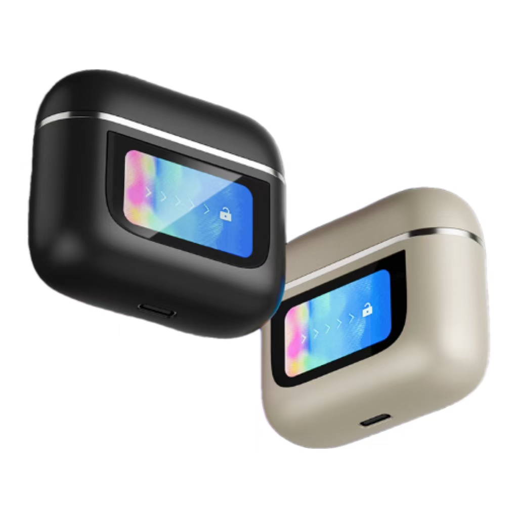 Wholesale Color Screen ANC Noise-cancelling Wireless Bluetooth Earphones New Ultra Long Life hanging-ear Bluetooth Earphones