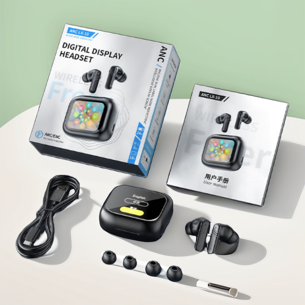 Factory Custom In-ear Sports Bluetooth Headset LED Display Gaming Bluetooth Headset Ultra-long Life Earphones With Power Bank